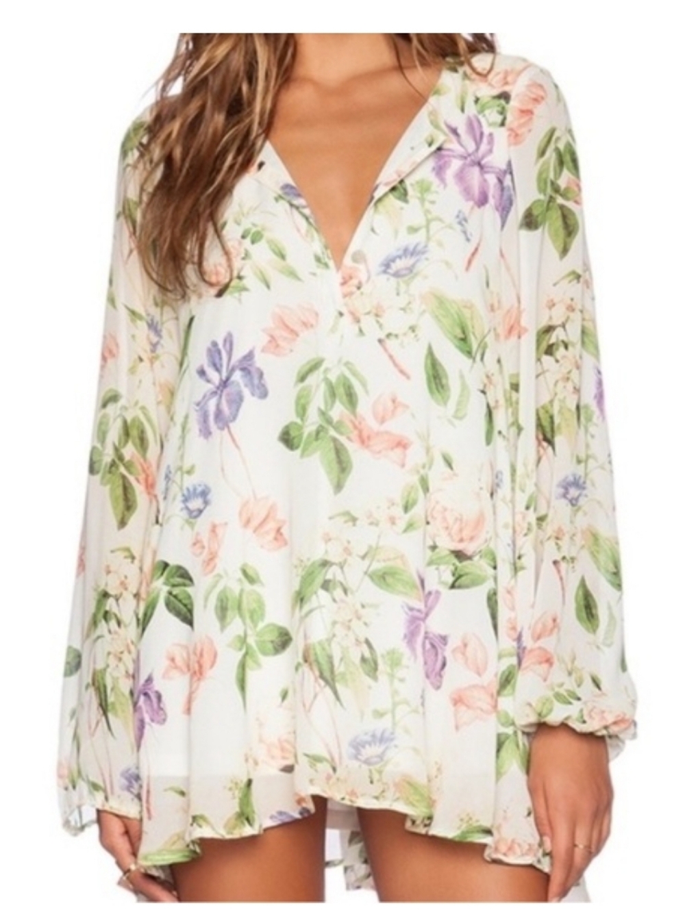 SHOW ME YOUR MUMU Jamie Tunic Floral Top